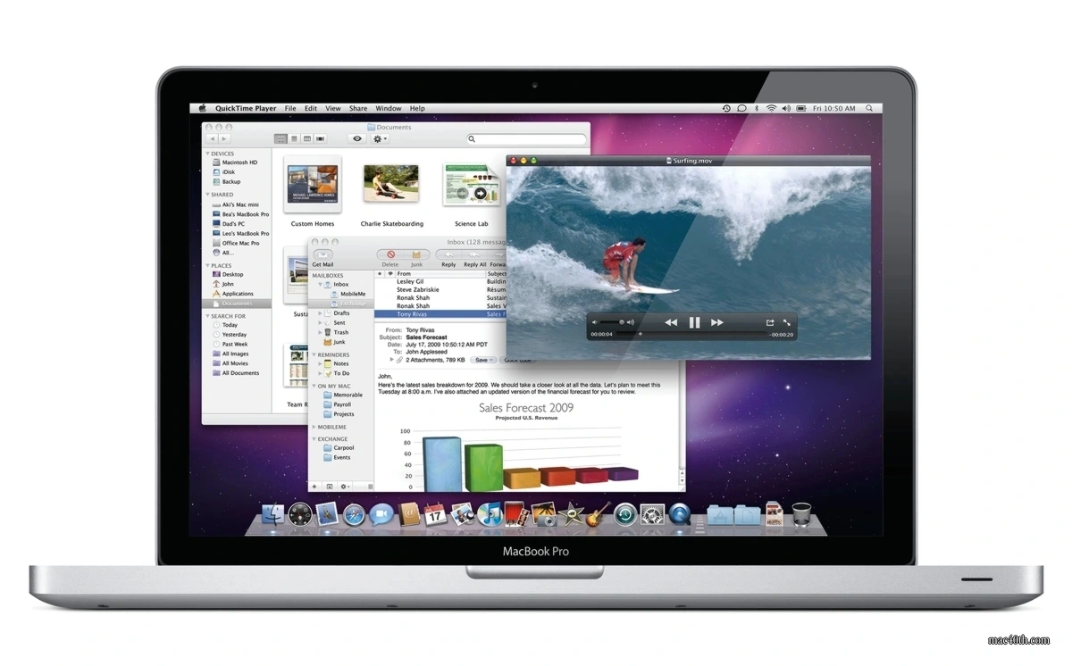 mac40th.com - Mac OS X 10.6 Snow Leopard (2009)