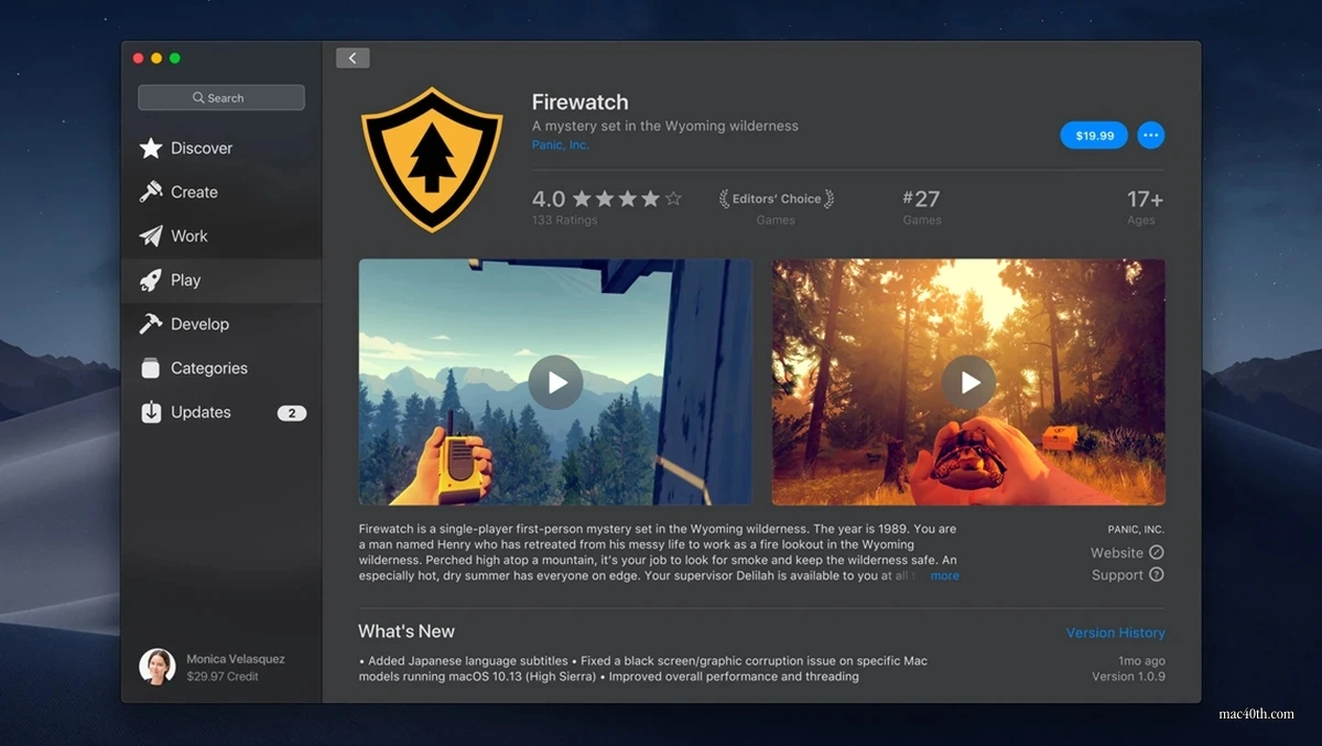 mac40th.com - macOS Mojave (2018)