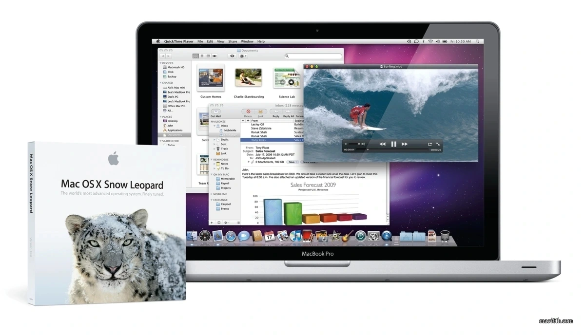 mac40th.com - Mac OS X 10.6 Snow Leopard (2009)