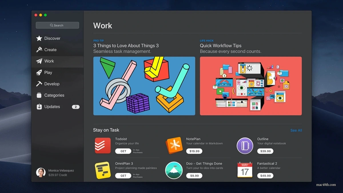 mac40th.com - macOS Mojave (2018)