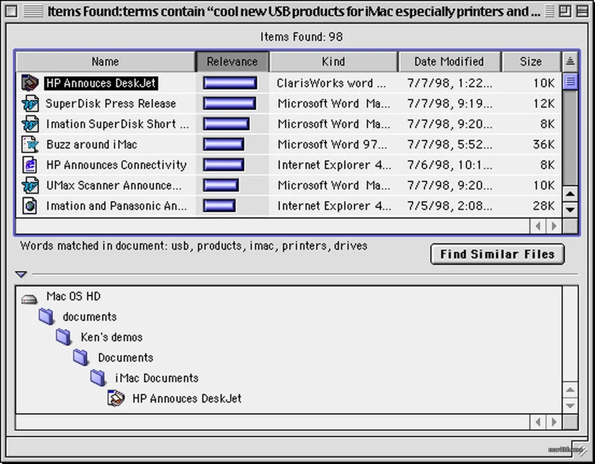 mac40th.com - Mac OS 8.5 (1997)