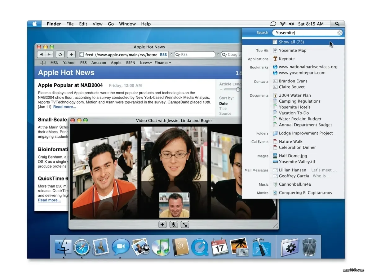 mac40th.com - Mac OS X 10.4 Tiger (2005)