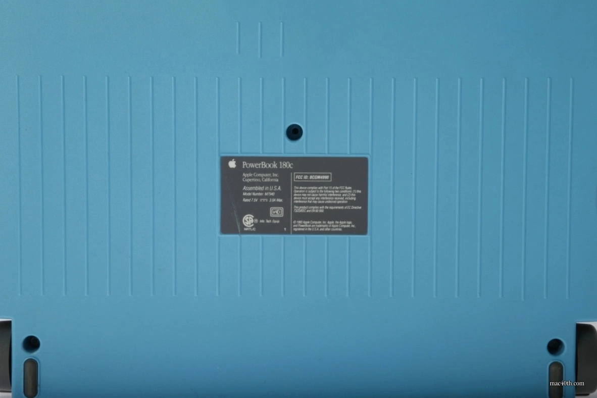 mac40th.com - Macintosh PowerBook 180 Prototype (1992)