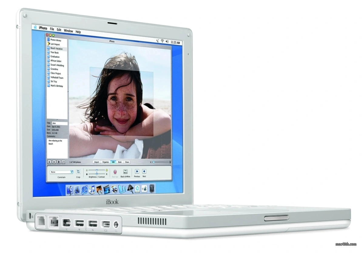 mac40th.com - iBook G3 Snow (2001)